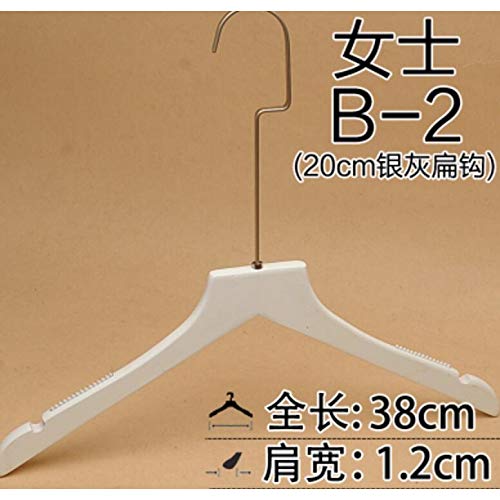 Wedding 10pcs/lot adult wood hanger white wooden hangers for